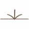 Ekena Millwork Redmond Smooth Timber Gable Bracket, Douglas Fir, 108"W x 49"H x 1 1/2"D x 3 1/2"F, 11/12 Pitch GBW108X49X0204RED00SDF - alternate 2